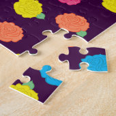 Neon Rozen puzzel (Zijkant)