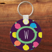 Neon Rozen Sleutelhanger (Voorkant)