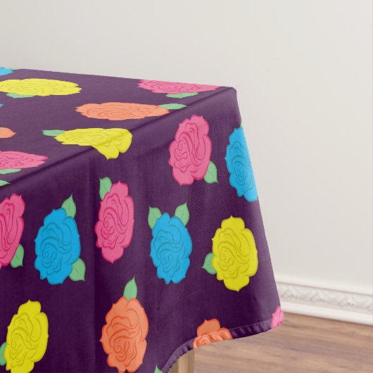 Neon Rozen tafelkleed (Voorbeeld)