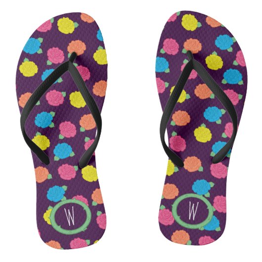 Neon Rozen Teenslippers (Voetbed)