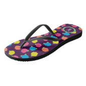 Neon Rozen Teenslippers (Schuin)