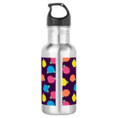 Neon Rozen Waterfles (Achterkant)