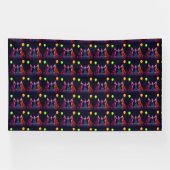 Neon Safari Thema Party Banner (Horizontaal)