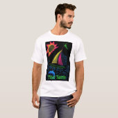 Neon Sailing, Jouw naam T T-shirt (Voorkant volledig)
