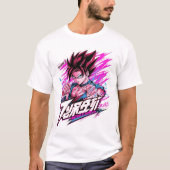 Neon Samurai Anime T-shirt (Voorkant)