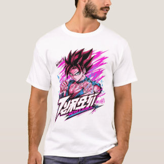 Neon Samurai Anime T-shirt