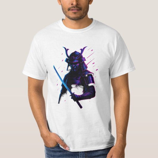 Neon Samurai: Blade van de Toekomst T-shirt (Voorkant)