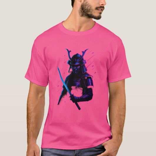 Neon Samurai: Blade van de Toekomst T-shirt (Voorkant)