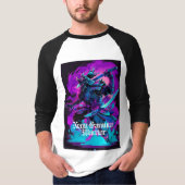 Neon Samurai: een cyberkrijger van de toekomst T-shirt (Voorkant)