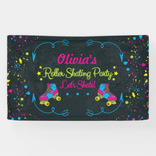 Neon, Schaats partijbanner Spandoek