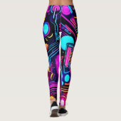 Neon Schakeling Dromen Leggings (Achterkant)