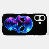 Neon Schedel Case-Mate iPhone Case (Achterkant (horizontaal))