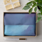 Neon schedel in Sky Decoupage Tissuepapier (Geschenk)