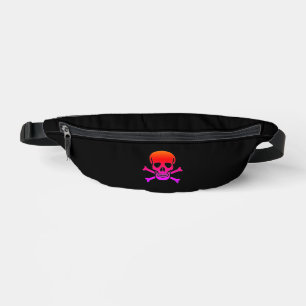 Neon Schedel zwarte heuptas Heuptasje