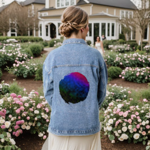 Neon Schemering Denim Jacket
