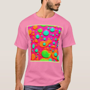 Neon schilderij Bubble Art T-shirt