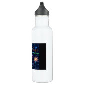 Neon Science Equations Water Bottle | Physics Math Waterfles (Rechts)