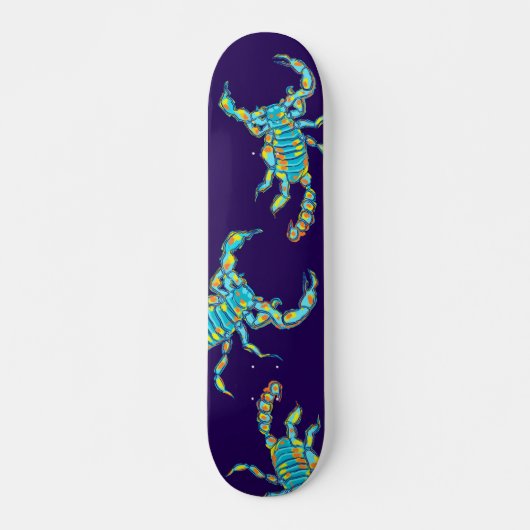 Neon Scorpion Skateboard (Voorkant)
