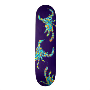 Neon Scorpion Skateboard