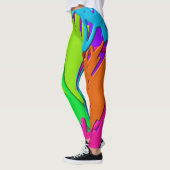 Neon Scribbles Leggings (Links)