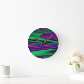 Neon Seas Wall Clock Ronde Klok (Huis)