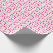 Neon Seashells – Naadloos kustpatroon Cadeaupapier (Hoek)
