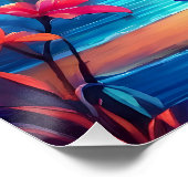 Neon Seaside Beacon 2 Perfect Poster (Hoek)