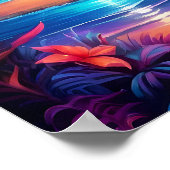 Neon Seaside Beacon 2 Poster (Hoek)
