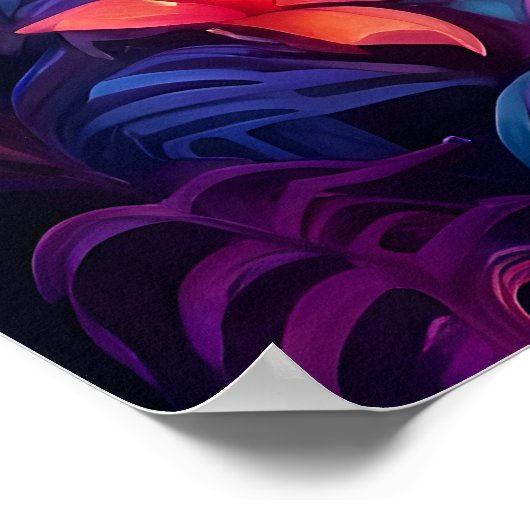 Neon Seaside Beacon 2 Poster (Hoek)