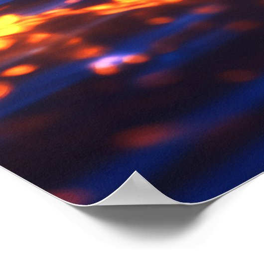 Neon Shadow Assassin - Cyberpunk Ninja in de hoofd Poster (Hoek)