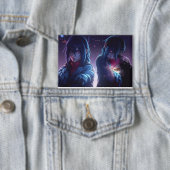 Neon Shadow Sisters Button (Insitu)