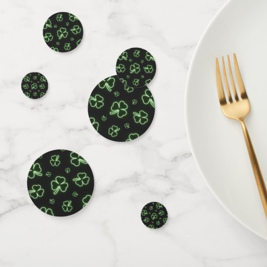 Neon Shamrocks Confetti (Groep)