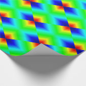 Neon Shapes on Green Cadeaupapier (Hoek)