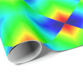 Neon Shapes on Green Cadeaupapier (Rol Hoek)