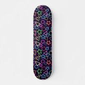 Neon Shapes Persoonlijk Skateboard (Voorkant)