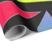 Neon Shapes Wrapping Paper Cadeaupapier (Rol Hoek)