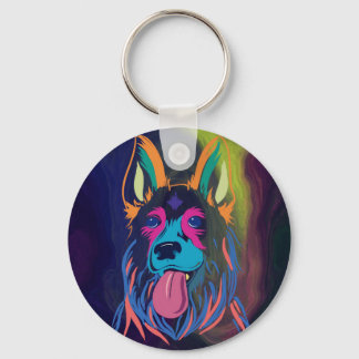 Neon Shepard-sleutelhanger Sleutelhanger