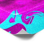 Neon Shimmer Car Poster - "Shine Too Bright" (Hoek)