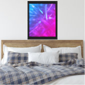 Neon Shooting Ruimte Canvas Afdruk (Insitu (Slaapkamer))
