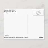 Neon Sign, Elks Club in Berwyn Il. Briefkaart (Achterkant)