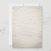 Neon Sign Geïnspireerd Trouwen Kaart (Achterkant)