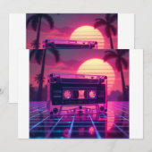 Neon sign  kaart (Voorkant / Achterkant)