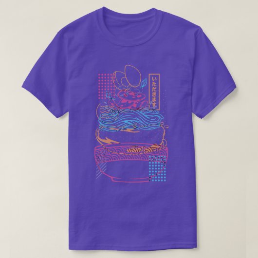 Neon Sign Noodles Ramen van Tobe Fonseca T-shirt (Design voorkant)
