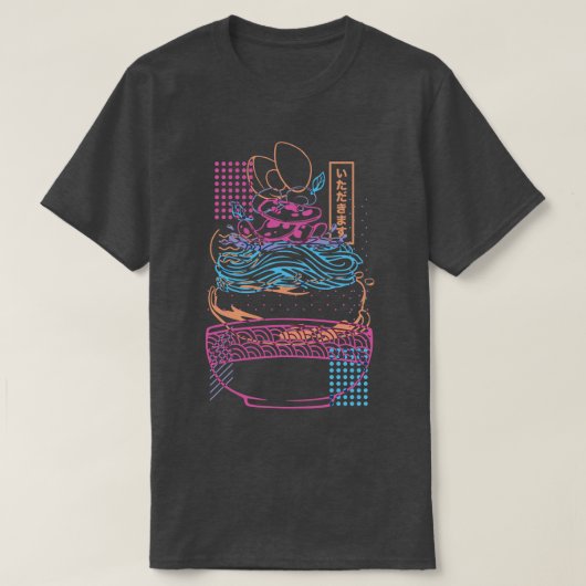 Neon Sign Noodles Ramen van Tobe Fonseca T-shirt (Design voorkant)