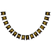 Neon Sign on Brick for 70th Birthday Vlaggetjes (Alle)