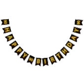 Neon Sign on Brick for 90th Birthday Vlaggetjes (Alle)