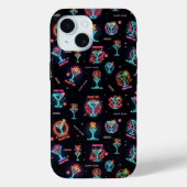 Neon Sign Space Age Atomic Martini Cocktails Print Case-Mate iPhone Case (Achterkant)