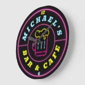 Neon Sign Specialized koffiebar Grote Klok (Hoek)