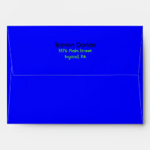 NEON SIGNS Bar Bat Mitzvah  envelop