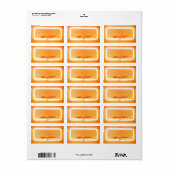 NEON SIGNS Bat Bar Mitzvah Druk uw eigen labels af (Full Sheet)